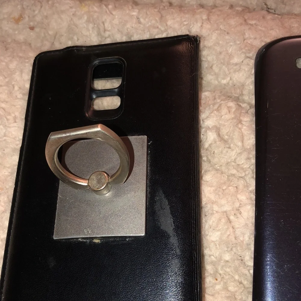 Galaxy 5S Black phone case and cellphone back cover , case has cell phone